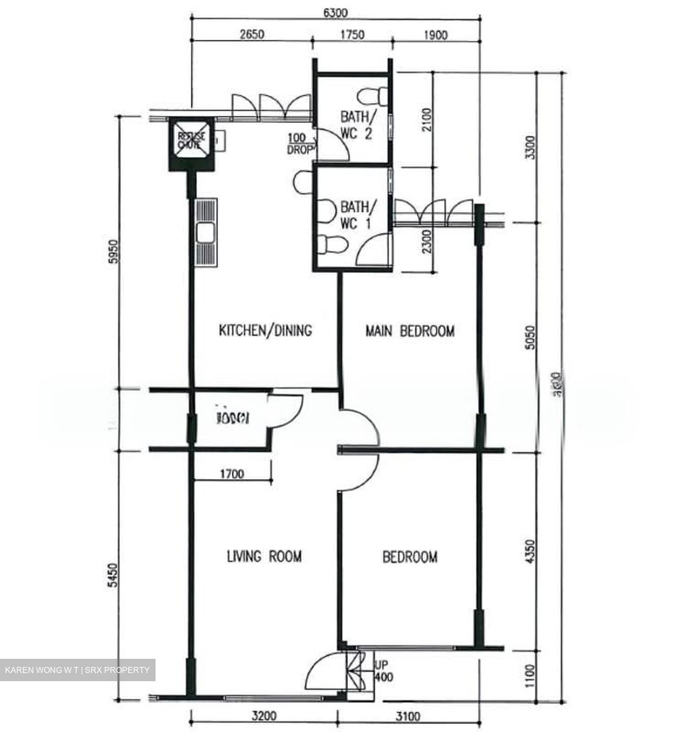 Blk 846 Tampines Ville (Tampines), HDB 3 Rooms #547702971